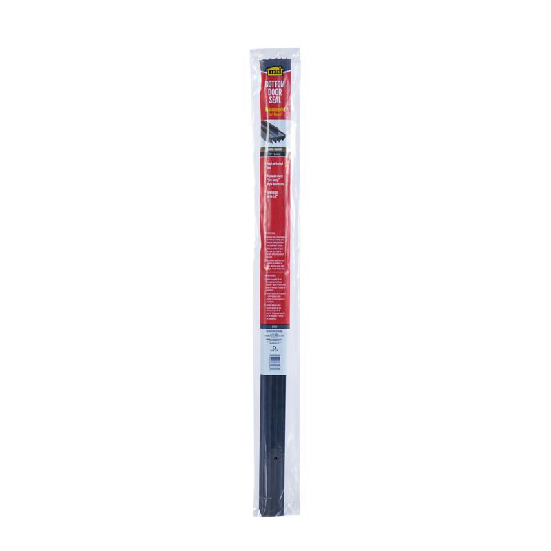 M-D BUILDING PRODUCTS Brown Vinyl Weatherstrip For Doors 36 in. L X 0.5 in.