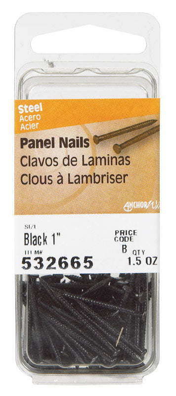 HILLMAN Anchor Wire 1 in. Panel Carbon Steel Nail Large Head