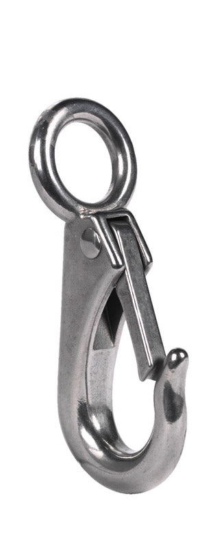 Campbell 3/4 in. D X 3-29/32 in. L Polished Stainless Steel Quick Snap 190 lb