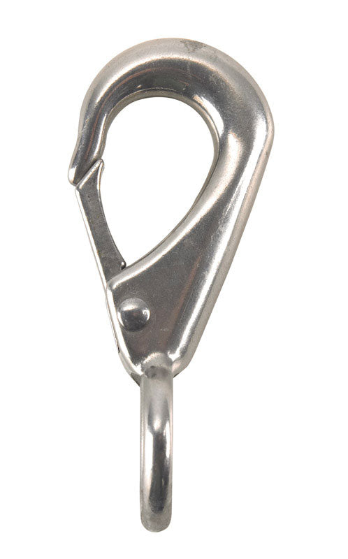 Campbell 5/8 in. D X 2-7/8 in. L Polished Stainless Steel Boat Snap 160 lb