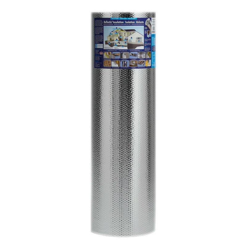 Reflectix 48 in. W X 50 ft. L X 0.3125 in. R-3.7 to R-21 Reflective Radiant Barrier Insulation Roll