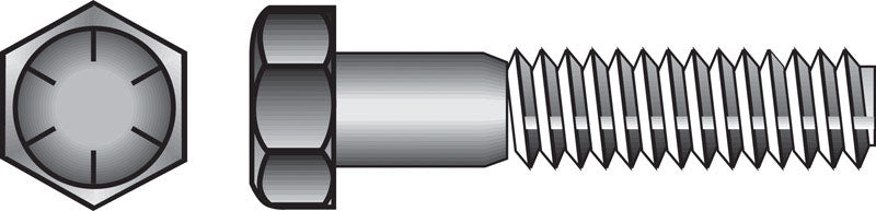HILLMAN 1/4 in. D X 1-1/2 in. L Heat Treated Steel Hex Head Cap Screw 100 pk