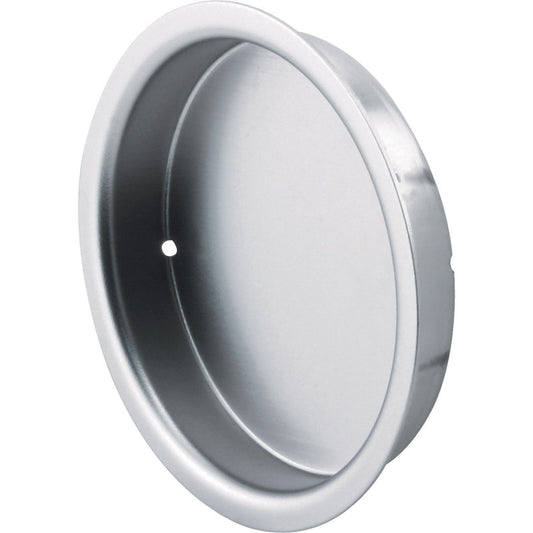Prime-Line 2.13 in. L Satin Nickel Silver Steel Flush Mortise Finger Pull