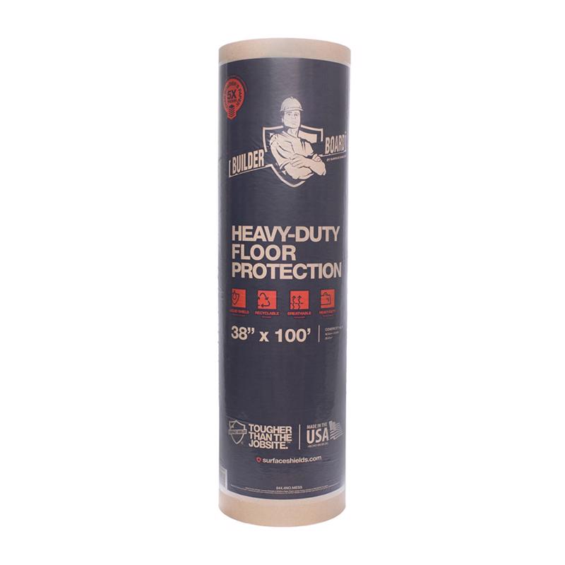Surface Shields Builder Board Surface Protection 40 mil X 38 in. W X 100 ft. L Paper Brown