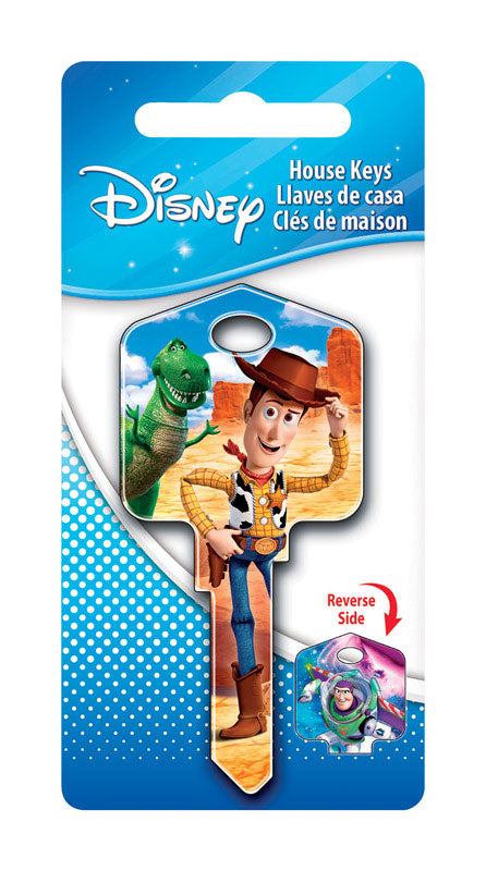 HILLMAN Disney Buzz/Woody House Key Blank 66/97 KW1/KW10 Single For Kwikset and Titan Locks