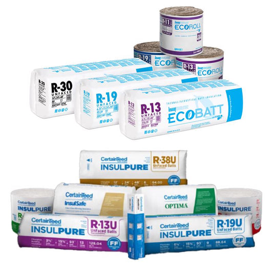 Knauf Eco Touch 15 in. W X 93 in. L R-11 Kraft Faced Fiberglass Insulation Batt 155 sq ft