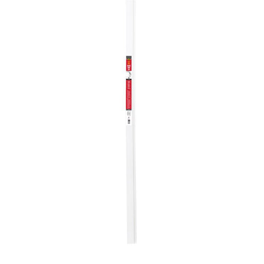 M-D BUILDING PRODUCTS White Vinyl Weatherstrip For Garage Doors 108 in. L X 0.25 in.