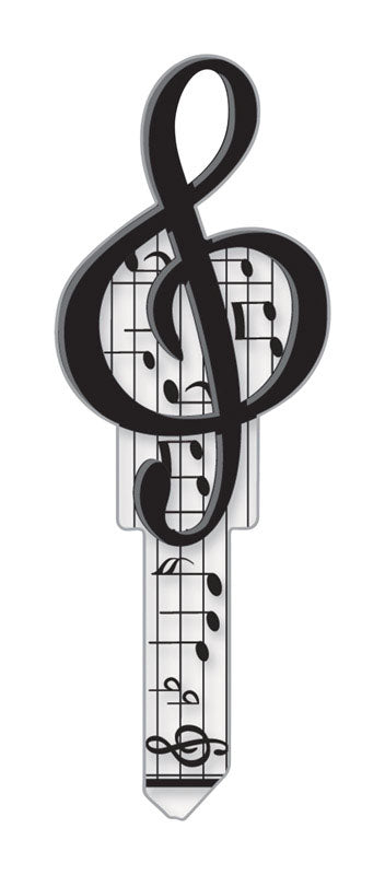 Lucky Line Key Shapes Music House Key Blank SC1 Single For Schlage