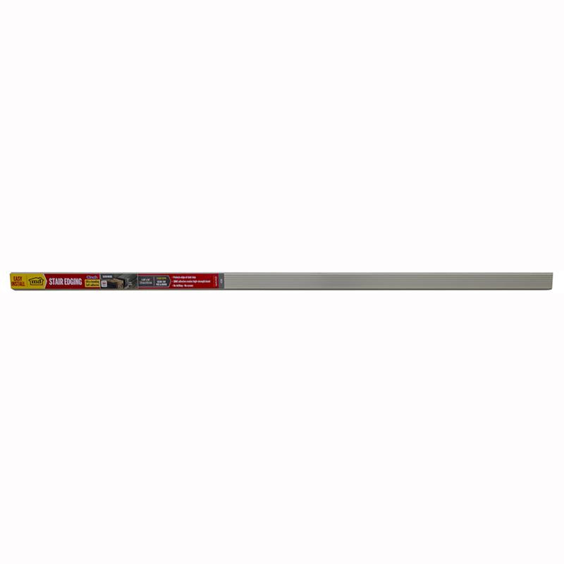 M-D BUILDING PRODUCTS CINCH 1.125 in. H X 1.125 in. W X 36 in. L Satin Nickel Aluminum Stair Edge