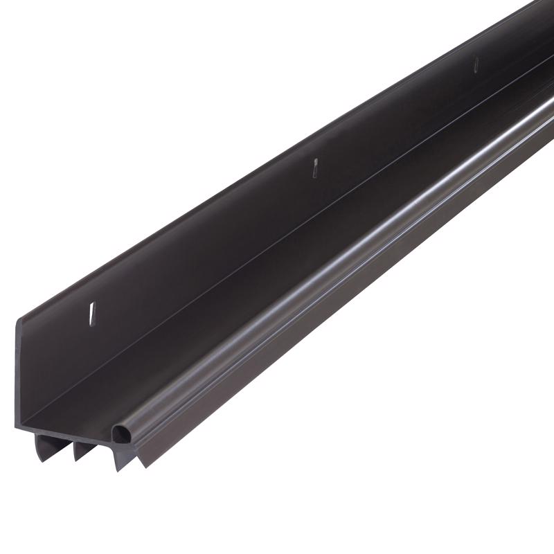 M-D BUILDING PRODUCTS Brown Vinyl Under Door Seal For Doors 36 in. L X 2 in.
