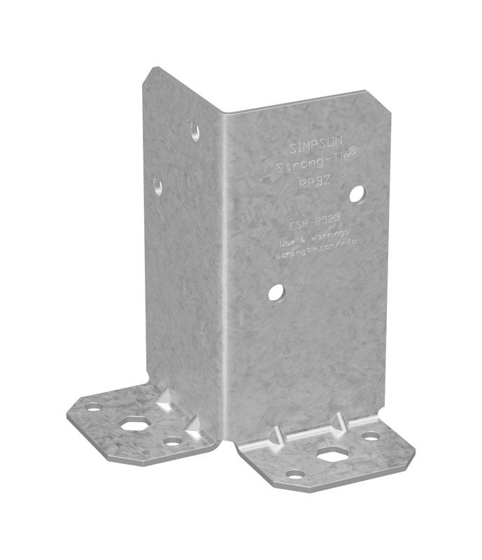 Simpson Strong-Tie ZMax Silver Steel Bracket 12 Ga. 5.101 in. L