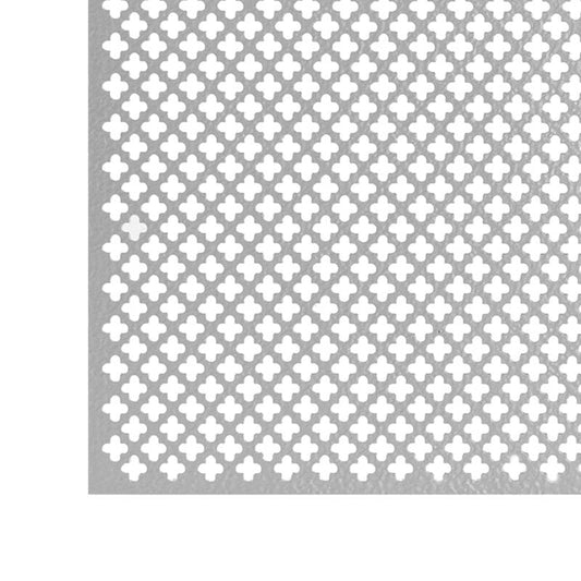 M-D BUILDING PRODUCTS 0.02 in. X 36 in. W X 36 in. L Mill Aluminum Cloverleaf Sheet Metal