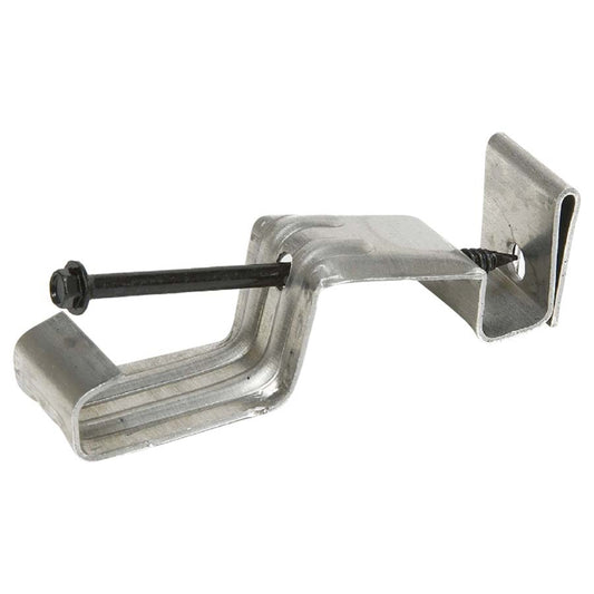 Amerimax 1.38 in. H X 1 in. W X 4 in. L Metallic Galvanized Steel K Hidden Gutter Hanger