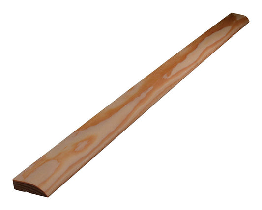 Alexandria Moulding 13/32 in. H X 1-11/32 in. W X 7 ft. L Unfinished Natural Pine Molding