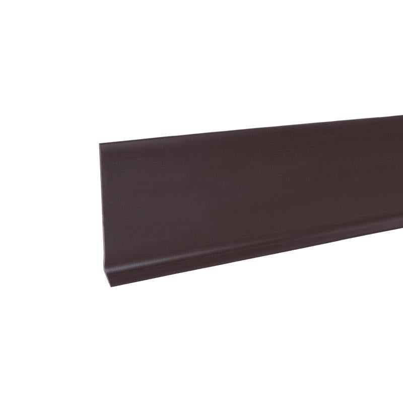 M-D BUILDING PRODUCTS 4 in. H X 0.08 in. W X 48 in. L Prefinished Brown Vinyl Wall Base