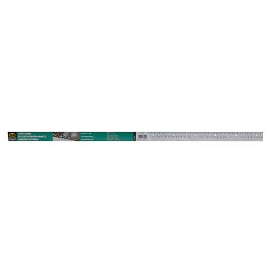 M-D BUILDING PRODUCTS 0.5 in. H X 1.375 in. W X 36 in. L Prefinished Silver Aluminum Carpet Gripper
