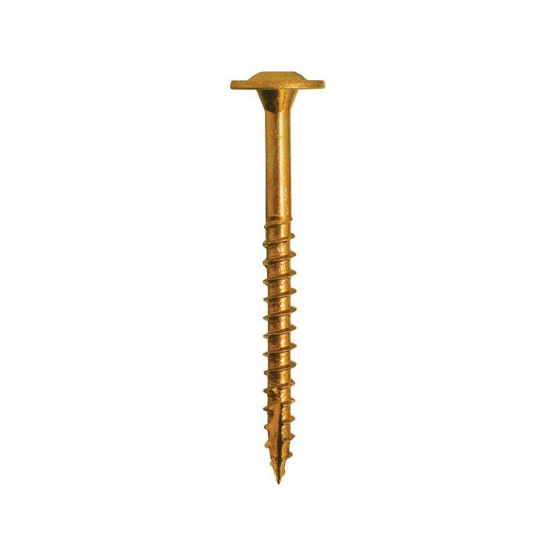 GRK Fasteners No. 8 X 3-1/8 in. L Star Coated W-Cut Cabinet Screws 1000 pk