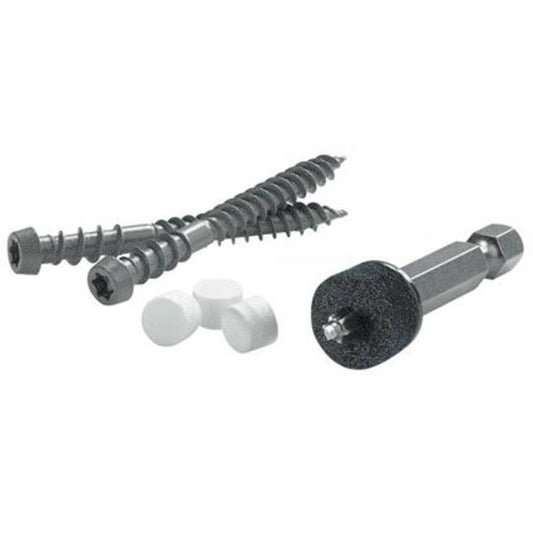 Cortex Azek No. 9 X 2-3/4 in. L Square Trim Head Coarse Trim Screws with Plugs
