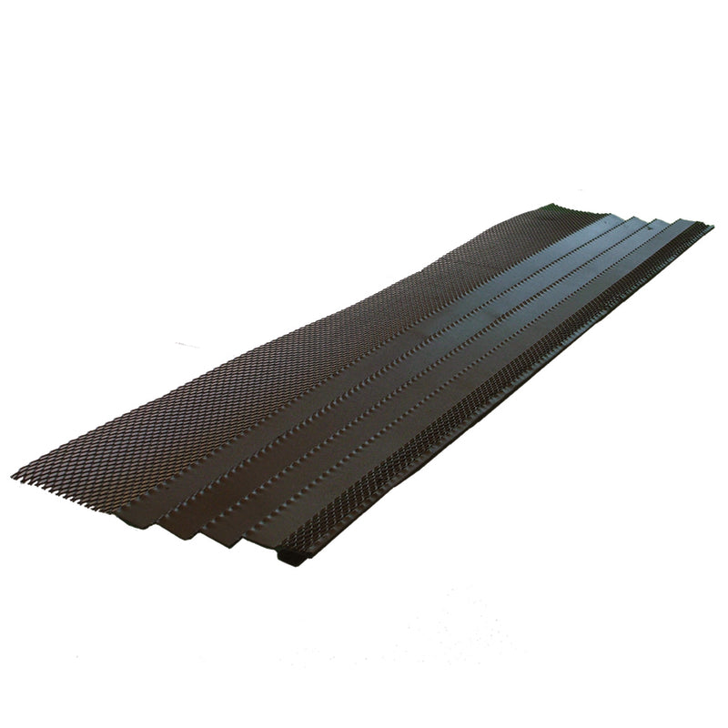 Amerimax 7 in. W X 36 in. L Gray Steel Gutter Guard 1 pk
