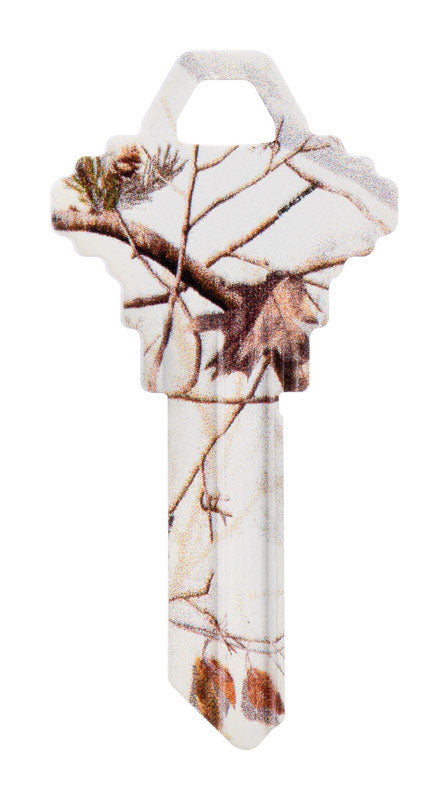 HILLMAN RealTree Snow House/Office Universal Key Blank SC1 Single