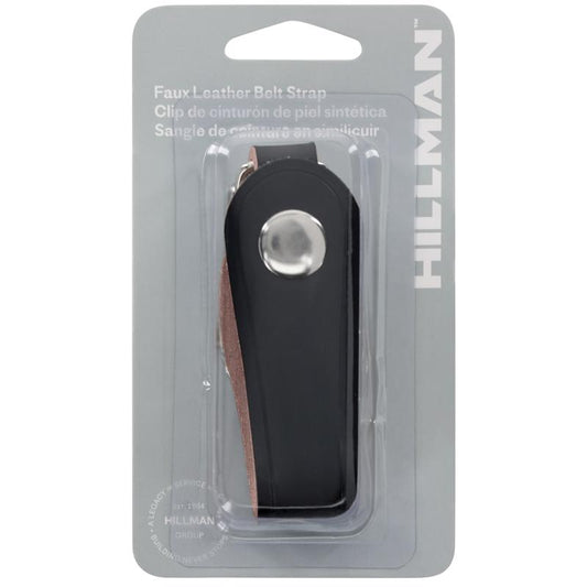 HILLMAN Leather Brown/Silver Belt Hooks/Pocket Chains Belt Hook Keychain