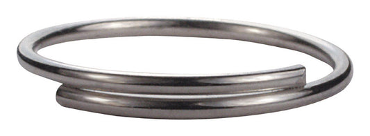 HILLMAN 3/4 in. D Steel Silver Split Key Ring