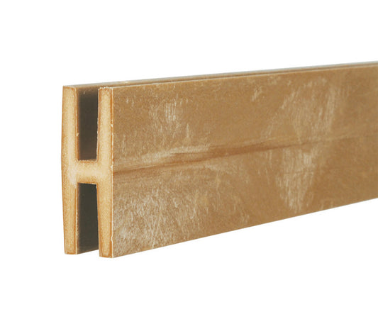 Deckorators 0.74 in. W X 8 ft. L Cedar Plastic H-Channel