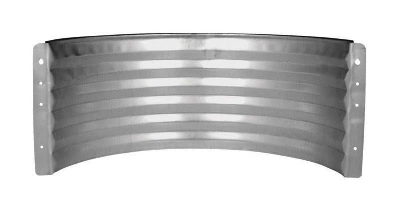 Tiger Brand Jack Post 18 in. H X 37 in. W Galvanized Steel Window Well