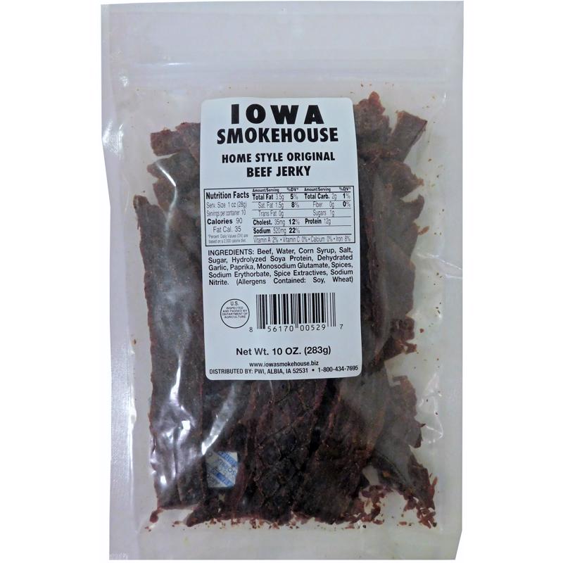 IOWA SMOKEHOUSE Original Beef Jerky 10 oz Packet