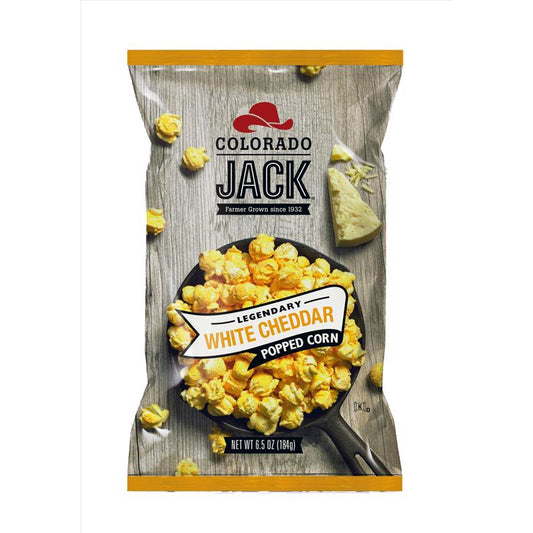 Colorado Jack Legendary White Cheddar Gourmet Popcorn 6.5 oz Bagged
