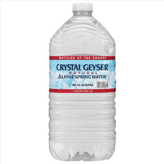 Crystal Geyser Spring Water Natural Spring Water 1 gal 1 pk