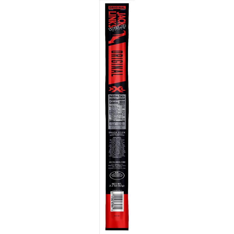 Jack Link's Wild Stick Original Meat Sticks 2.2 oz Carded