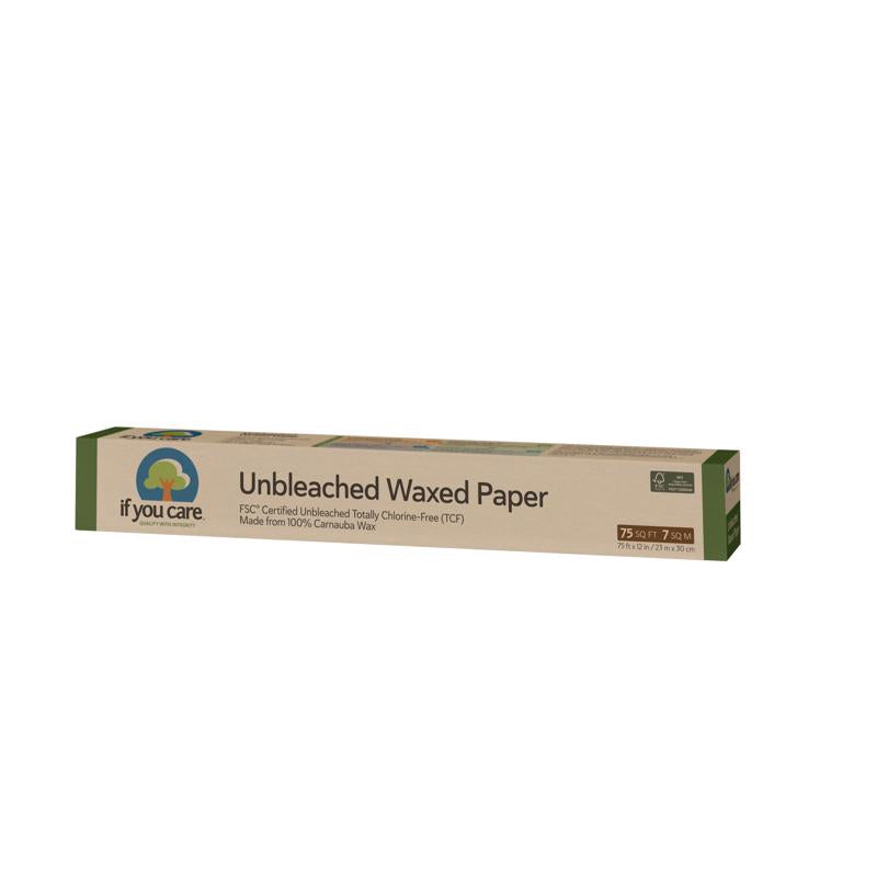 If You Care Wax Unbleached Waxed Paper