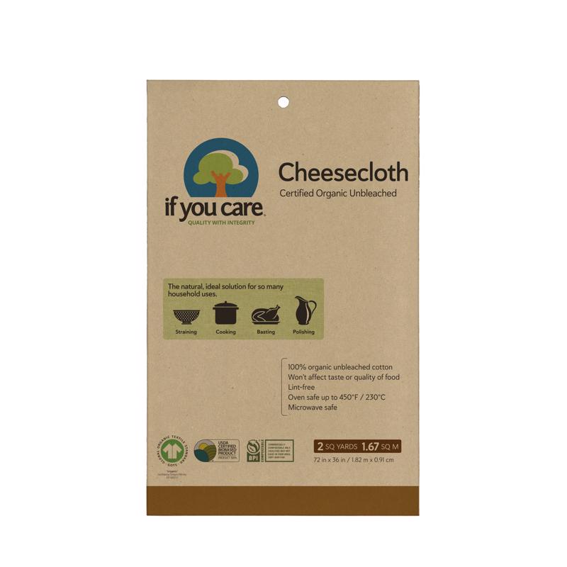 If You Care White Cotton Cheesecloth
