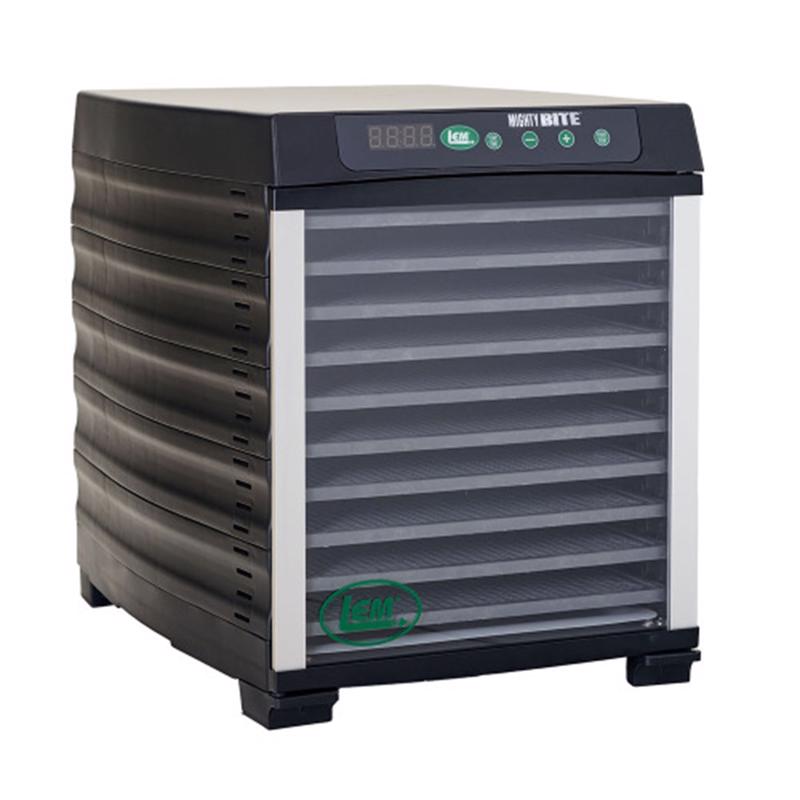 LEM Mighty Bite Black/Silver 10 sq ft Food Dehydrator