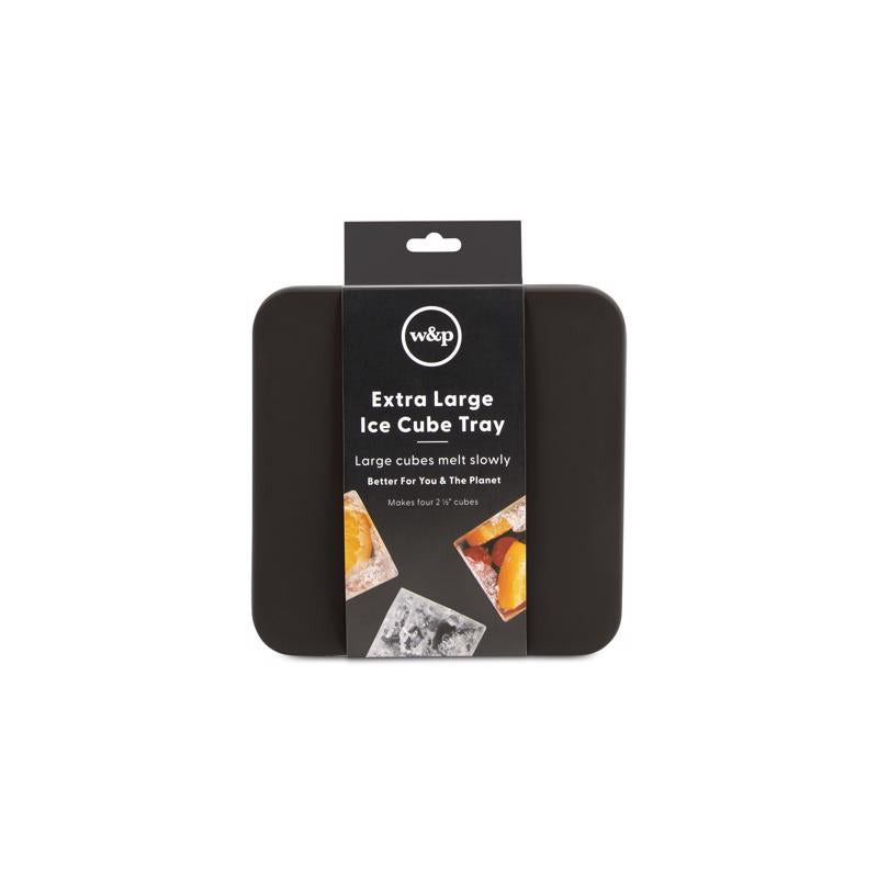 W&P Charcoal Silicone/Stainless Steel Ice Cube Tray