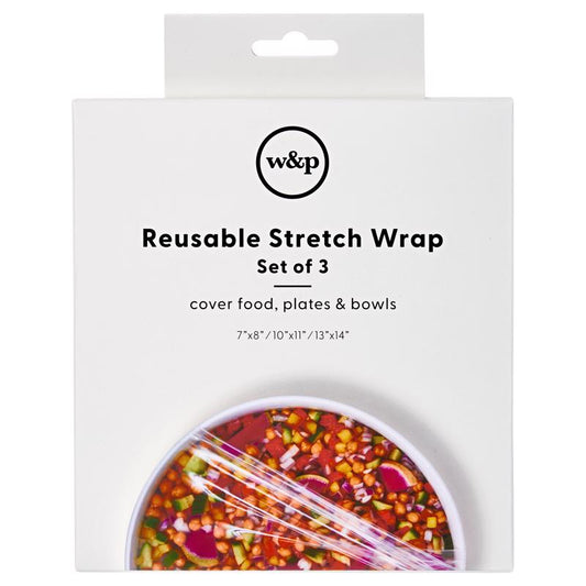 W&P Clear Stretchable Food Covers 1 pk