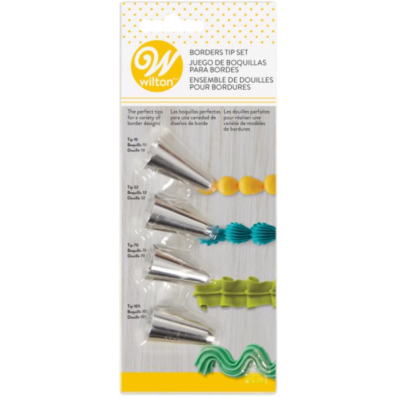 Wilton Stainless Steel Piping Tips 4 pc