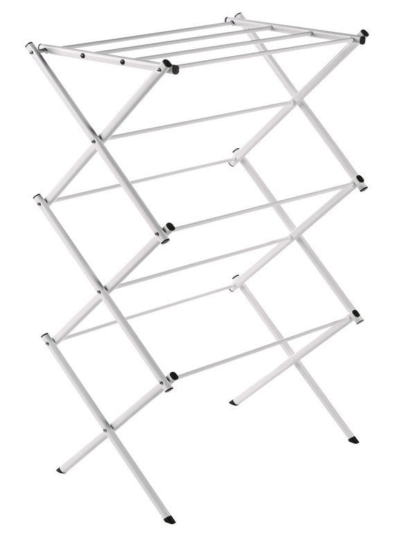 Polder 42 in. H X 14.5 in. W X 29 in. D Steel Accordian Collapsible Clothes Drying Rack
