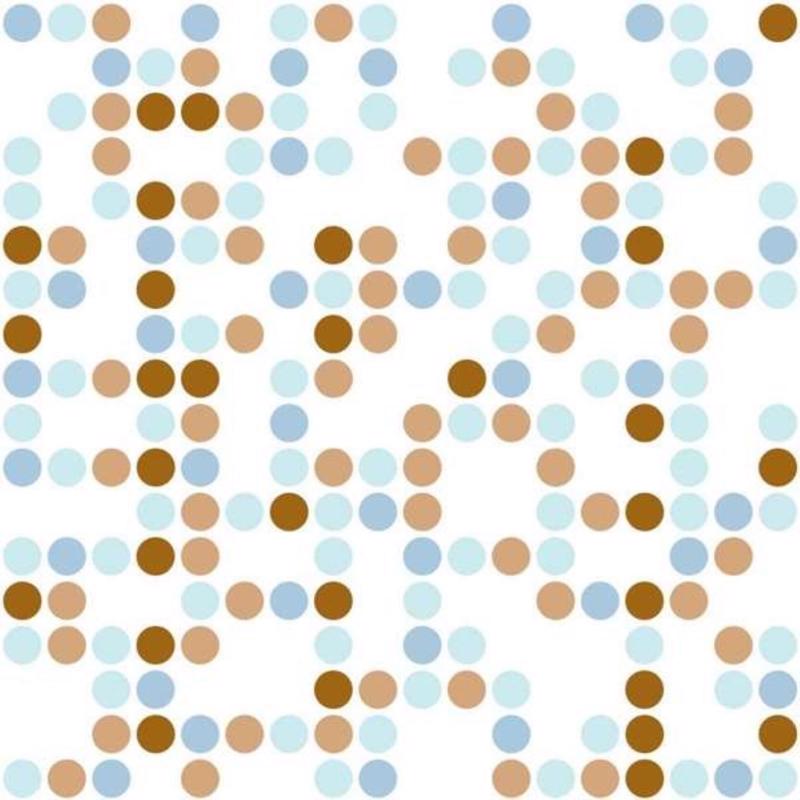Con-Tact Creative Covering 9 ft. L X 18 in. W Blue/Brown Polka  Dots Shelf Liner