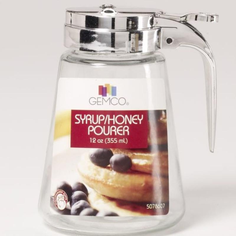 Lifetime Clear Glass Syrup pourer Syrup Dispenser 1 pk