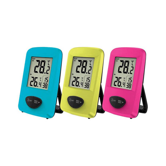 Taylor Digital Thermometer Plastic Assorted 7.28 in.