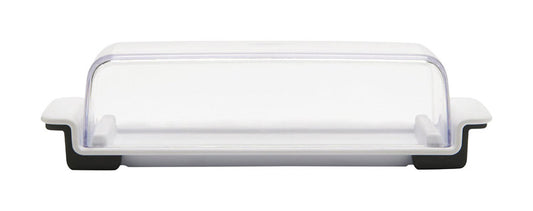 OXO Good Grips Black/White Plastic Butter Dish 4 oz