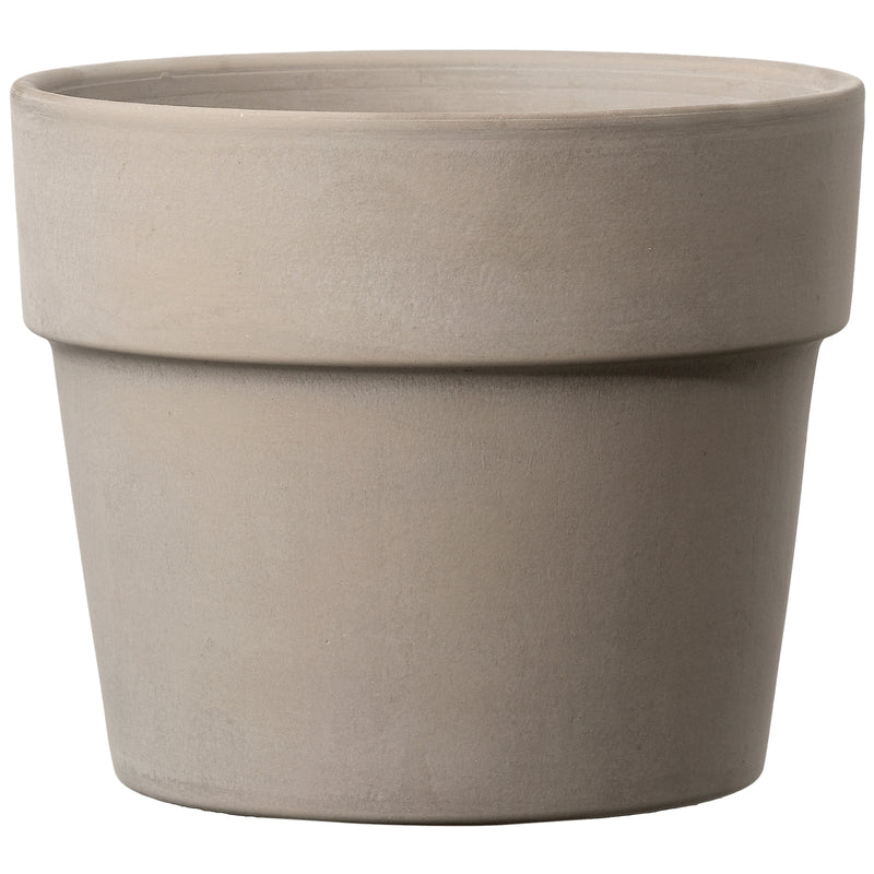 Deroma 5.12 in. H X 7.9 in. W X 7.9 in. D X 7.9 in. D Clay Perfetto Cachepot Graphite