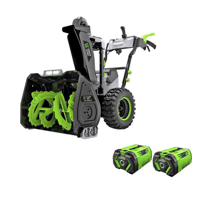 EGO Power+ Peak Power SNT2807 28 in. Two stage 56 V Battery Snow Blower Kit (Battery & Charger)