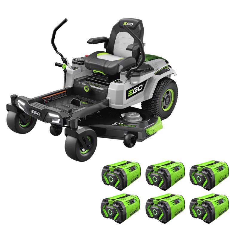 EGO Power+ Z6 ZT5207L 52 in. 56 V Battery Zero Turn Riding Mower Kit (Battery & Charger)