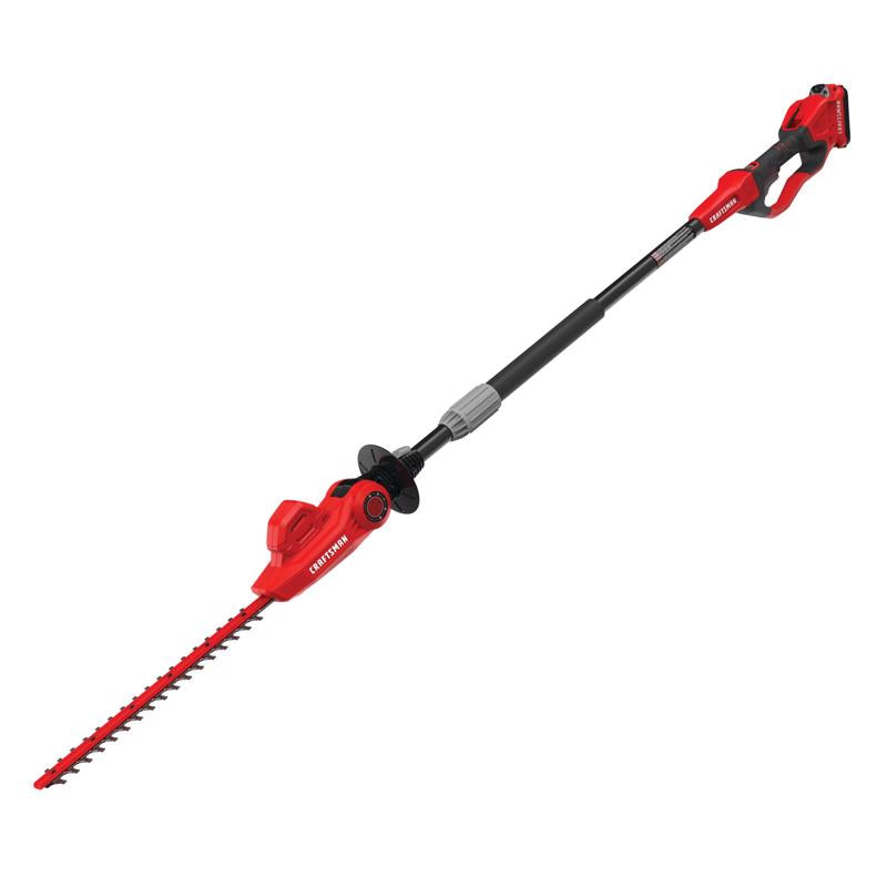 Craftsman V20 CMCPHT818D1 18 in. 20 V Battery Pole Hedge Trimmer Kit (Battery & Charger)