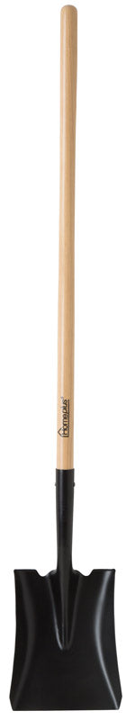 Home Plus 56 in. Steel Square Transfer Shovel Wood Handle