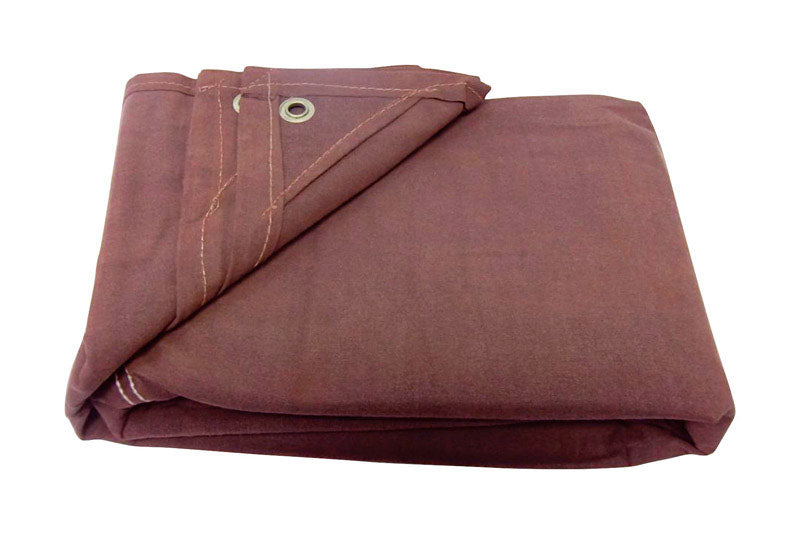 Ace 6 ft. W X 8 ft. L Heavy Duty Canvas Tarpaulin Brown