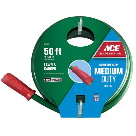 Ace Comfort Grip 5/8 in. D X 50 ft. L Medium Duty Garden Hose